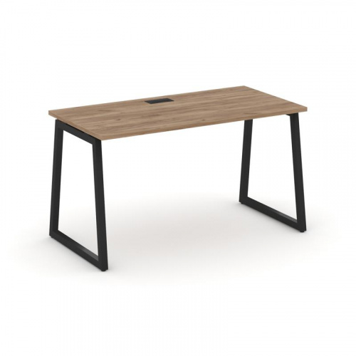 Style Project Стол письменный SN-4T1.SP-014 Акация Лорка/Металл Антрацит/Заглушка Пластик Черный 158 фото 7