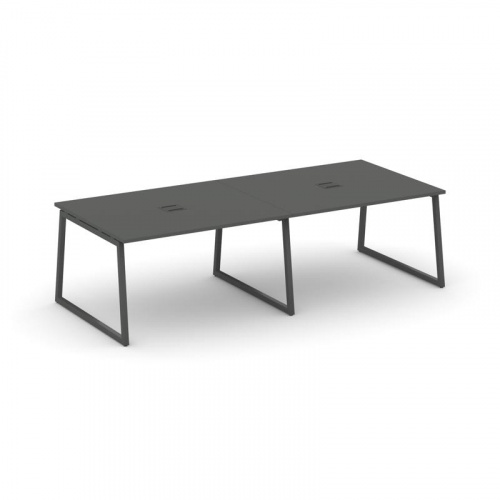 Style Project Стол переговорный SN-4T1.SPRG-043 Акация Лорка/Металл Антрацит/Заглушка Металл Антраци фото 27