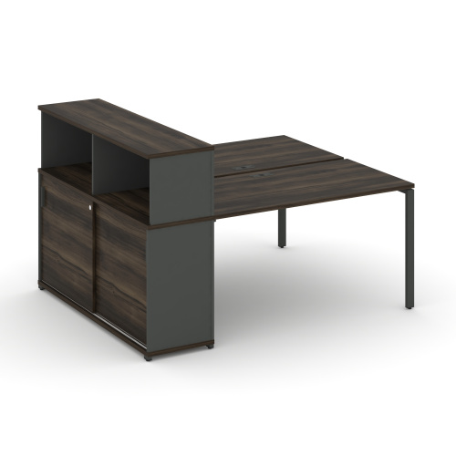 Бенч-система с опорным шкафом-купе с надставкой Concept CN.DRS-238 фото 3