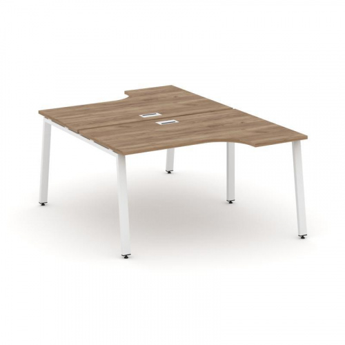 Style Project Рабочая станция эргоном. SN-6A.DRPA-002 Тиквуд Светлый/Металл Антрацит 1580*1232/1992* фото 22