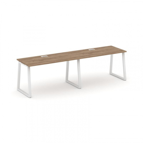 Style Project Рабочая станция 1 сторон. SN-6T1.ORS-023 Акация Лорка/Металл Антрацит/Заглушка Пластик фото 11