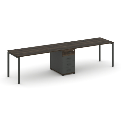 Бенч-система на 2 места с 1 опорной тумбой Concept CN.ORS-402 фото 3