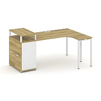 Стол эргономичный с опорным распашным шкафом Concept CN.SA-211(R)