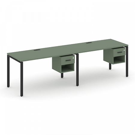 Бенч-система на 2 места с подвесными тумбами Concept CN.ORS-118