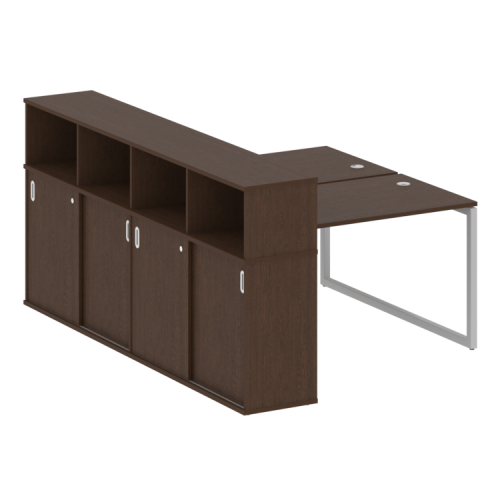 Бенч-система с шкафом-купе на О-обр. м/к Metal System Quattro 40БО.РС-СШК-4.2 фото 6