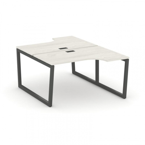 Style Project Рабочая станция эргоном. SN-5T2.DRPA-022 Акация Лорка/Металл Антрацит/Заглушка Пластик фото 24