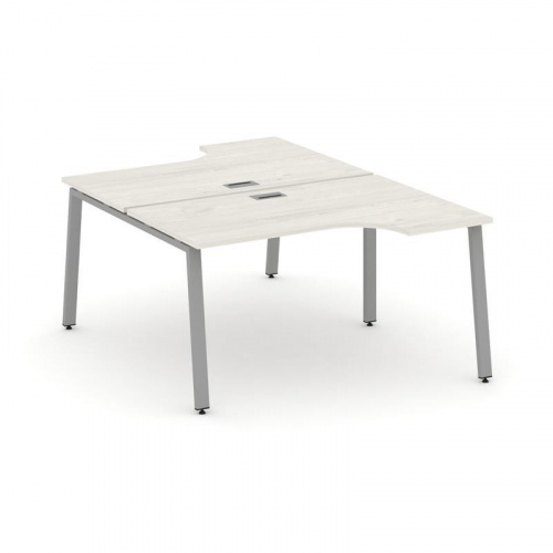 Style Project Рабочая станция эргоном. SN-6A.DRPA-002 Тиквуд Светлый/Металл Антрацит 1580*1232/1992* фото 12