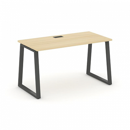 Style Project Стол письменный SN-6T1.SP-012 Акация Лорка/Металл Антрацит/Заглушка Пластик Черный 118