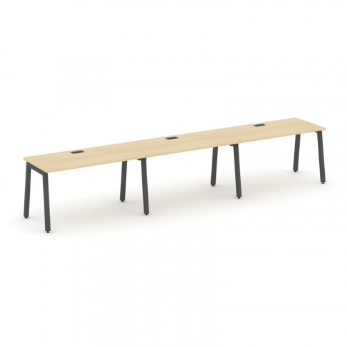 Style Project Рабочая станция 1 сторон. SN-5A.ORS-041 Акация Лорка/Металл Белый 2940*700*750 фото 22