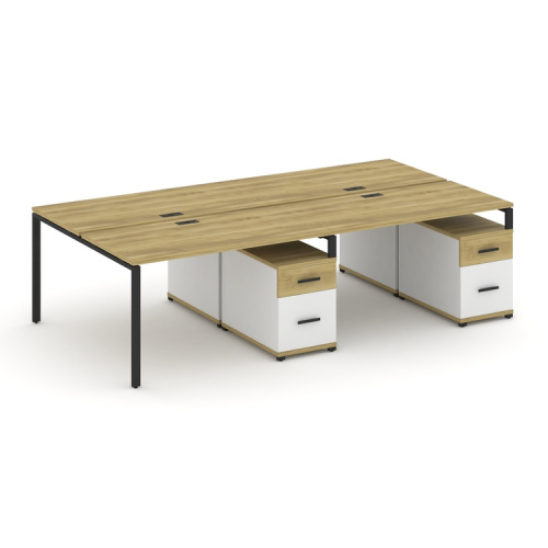 Бенч-система на 4 места с 2 опорными тумбами Concept CN.DRS-323 фото 6