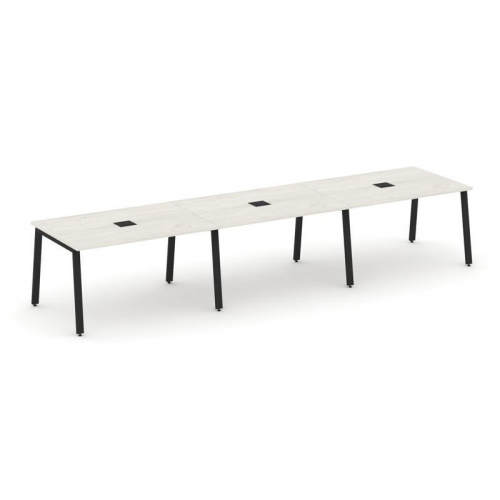 Style Project Стол переговорный SN-6A.SPRG-021 Белый/Металл Антрацит 2940*980*750 фото 14