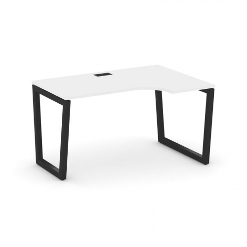 Style Project Стол рабочий эргоном. SN-5T2.SPA-012(R) Акация Лорка/Металл Антрацит/Заглушка Пластик фото 5