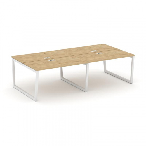 Style Project Рабочая станция 2-х сторон. SN-5T2.DRS-054 Акация Лорка/Металл Антрацит/Заглушка Пласт фото 3