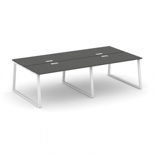 Style Project Рабочая станция 2-х сторон. SN-6T1.DRS-051 Акация Лорка/Металл Антрацит/Заглушка Пласт фото 19