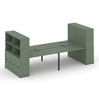 Бенч-система с опорными распашными шкафами Concept CN.DRS-276