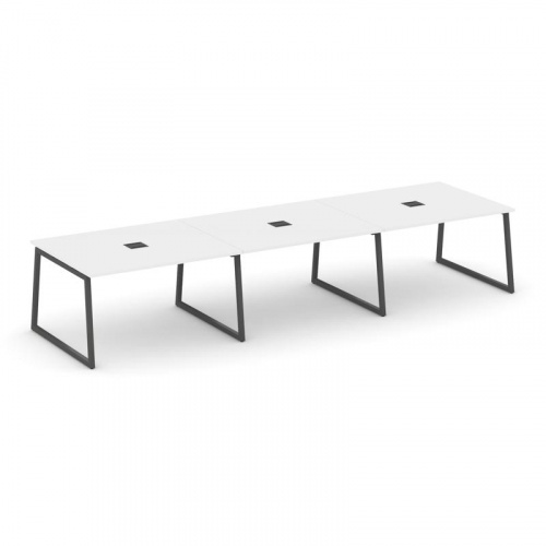 Style Project Стол переговорный SN-4T1.SPRG-052 Акация Лорка/Металл Антрацит/Заглушка Металл Антраци фото 26