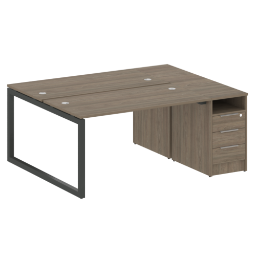 Бенч-система с тумбой на О-обр. м/к Metal System Quattro 50БО.РС-СТП-2.3