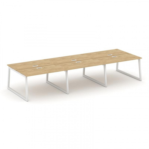 Style Project Рабочая станция 2-х сторон. SN-5T1.DRS-083 Акация Лорка/Металл Антрацит/Заглушка Пласт фото 3