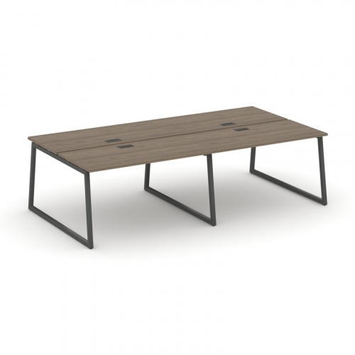 Style Project Рабочая станция 2-х сторон. SN-4T1.DRS-034 Акация Лорка/Металл Антрацит/Заглушка Пласт фото 12