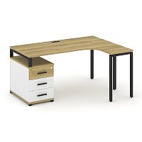 Стол эргономичный с опорной тумбой Concept CN.SA-303(R)