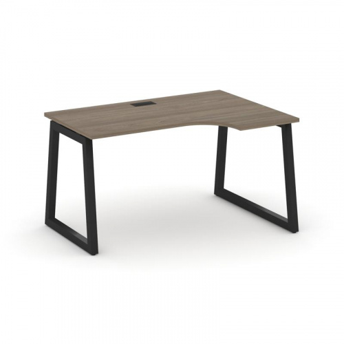 Style Project Стол рабочий эргоном. SN-5T1.SPA-012(R) Акация Лорка/Металл Антрацит/Заглушка Пластик фото 4 Style Project Стол рабочий эргоном. SN-5T1.SPA-012(R) Акация Лорка/Металл Антрацит/Заглушка Пластик фото 4