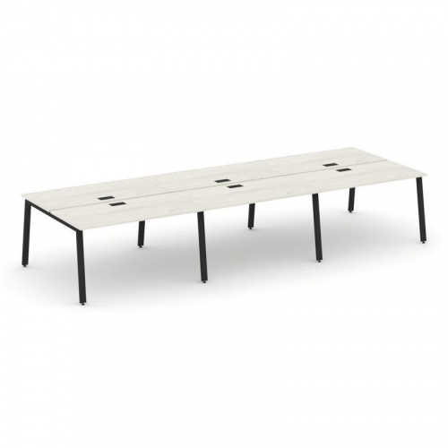 Style Project Рабочая станция 2-х сторон. SN-6A.DRS-063 Дуб Наварра/Металл Белый 4140*1232*750 фото 9