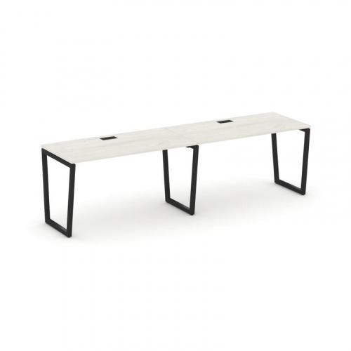 Style Project Рабочая станция 1 сторон. SN-4T2.ORS-023 Акация Лорка/Металл Антрацит/Заглушка Пластик фото 6