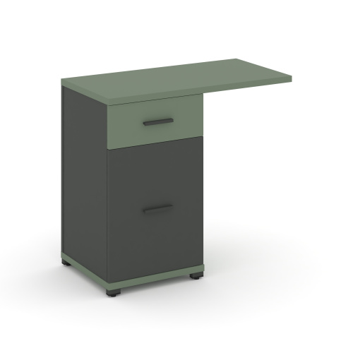 Тумба приставная с 1 ящиком Concept CN.TUS-003 W фото 2