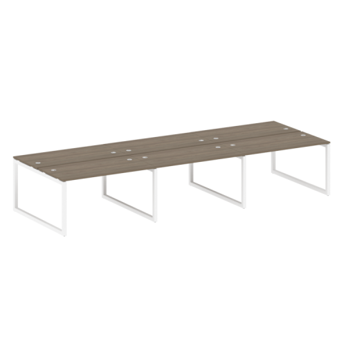 Бенч-система на 6 рабочих мест на О-обр. м/к Metal System Quattro 50БО.СМ-6.3 фото 3