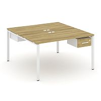 Бенч-система на 2 места с подвесными тумбами Concept CN.DRS-111