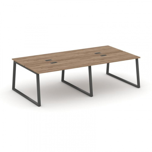 Style Project Рабочая станция 2-х сторон. SN-6T1.DRS-051 Акация Лорка/Металл Антрацит/Заглушка Пласт фото 23