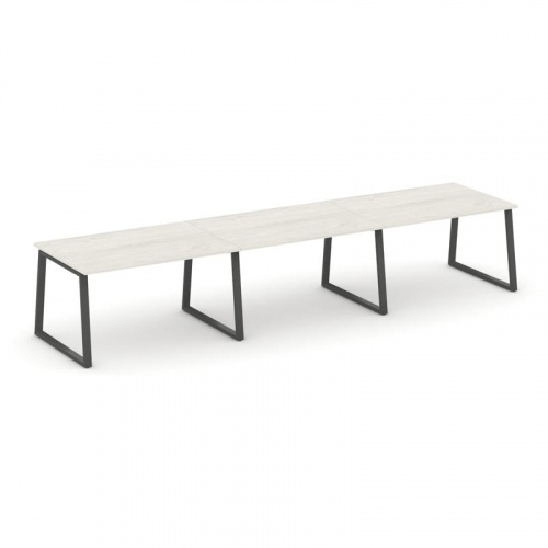 Style Project Стол переговорный SN-6T1.SPRG-024.3 Акация Лорка/Металл Антрацит 4740*980*750 фото 24