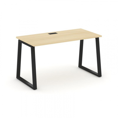 Style Project Стол письменный SN-6T1.SP-012 Акация Лорка/Металл Антрацит/Заглушка Пластик Черный 118 фото 5