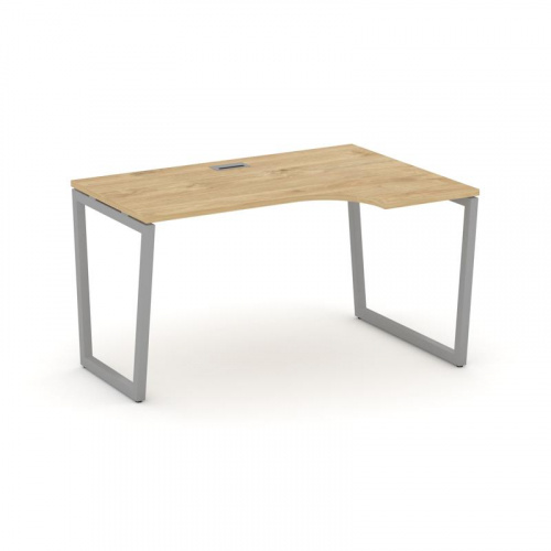 Style Project Стол рабочий эргоном. SN-4T2.SPA-012(R) Акация Лорка/Металл Антрацит/Заглушка Пластик фото 2