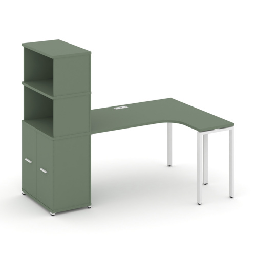 Стол эргономичный с опорным распашным шкафом Concept CN.SA-216(L)