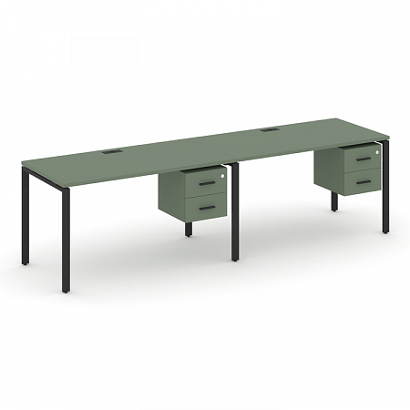 Бенч-система на 2 места с подвесными тумбами Concept CN.ORS-114