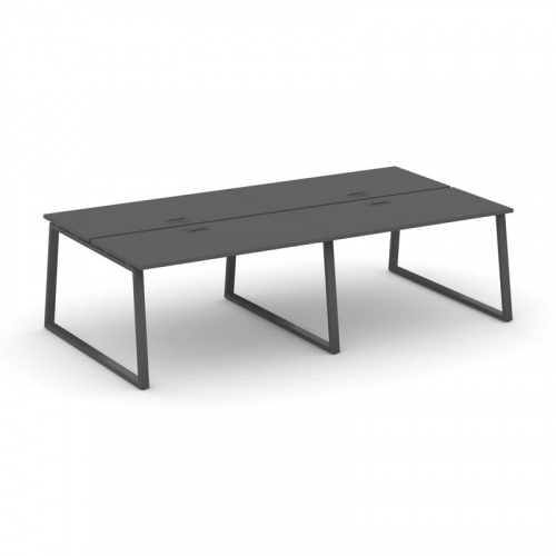 Style Project Рабочая станция 2-х сторон. SN-6T1.DRS-051 Акация Лорка/Металл Антрацит/Заглушка Пласт фото 27