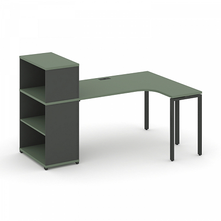Стол эргономичный с опорным стеллажом Concept CN.SA-205(R)