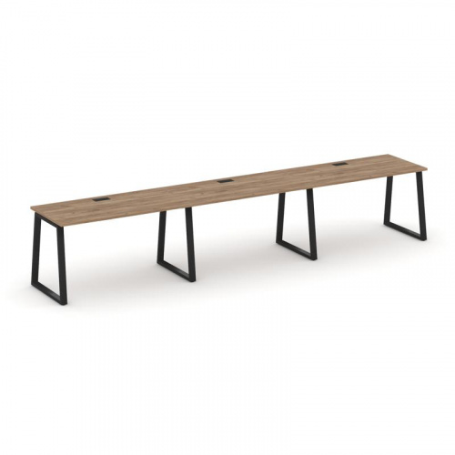 Style Project Рабочая станция 1 сторон. SN-6T1.ORS-044 Акация Лорка/Металл Антрацит/Заглушка Пластик фото 9