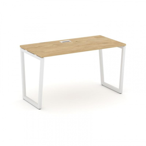 Style Project Стол письменный SN-4T2.SP-021 Акация Лорка/Металл Антрацит/Заглушка Пластик Черный 980 фото 3