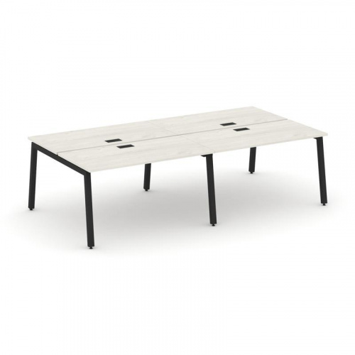 Style Project Рабочая станция 2-х сторон. SN-5A.DRS-033 Дуб Наварра/Металл Белый 2760*1232*750 фото 4