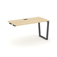 Style Project Стол-приставка к опор. элем. SN-6T2.OPRS-002 Акация Лорка/Металл Антрацит/Заглушка Пла