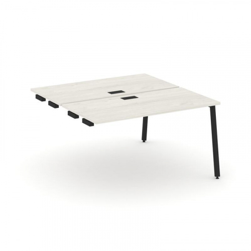 Style Project Стол-приставка к опор. элем. SN-4A.DPRS-011 Дуб Наварра/Металл Белый 980*1432*750 фото 12