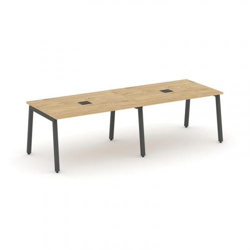 Style Project Стол переговорный SN-5A.SPRG-011 Акация Лорка/Металл Антрацит 1960*980*750 фото 17