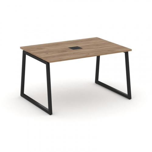 Style Project Стол переговорный SN-4T1.SPRG-004 Акация Лорка/Металл Антрацит/Заглушка Металл Антраци фото 6